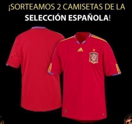 Sorteo de Camisetas de la seleccion de España