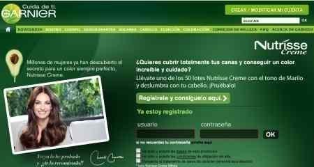 Sorteo de lotes Garnier Nutrisse