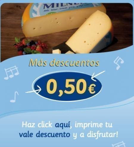 Cupón descuento Queso Milner