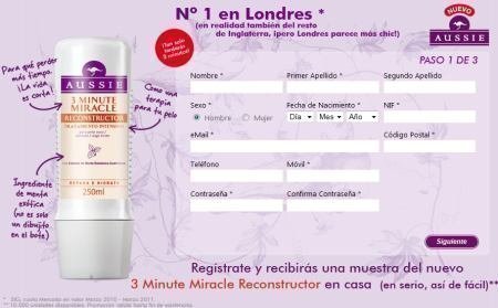 Muestras gratis reparador pelo