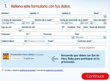 Muestras Gratuitas de Hero Baby