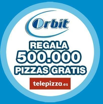 Pizzas gratis Orbit