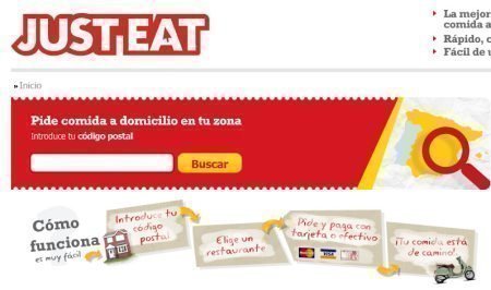 Cupones Descuento comida a domicilio Just Eat
