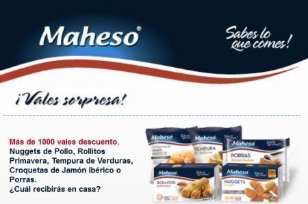Cupones Descuento para Maheso