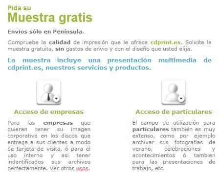Muestras Gratuitas de CDs