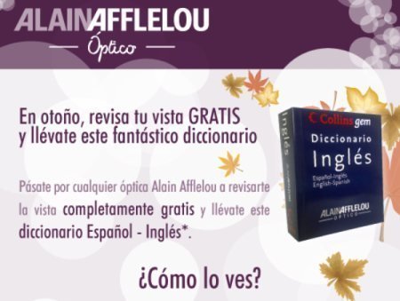 Regalo Gratis Alain Afflelou
