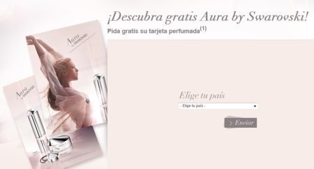 Tarjeta Perfumada Aura by Swarovski