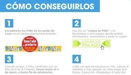 Regalos Seguros de Evax y Tampax