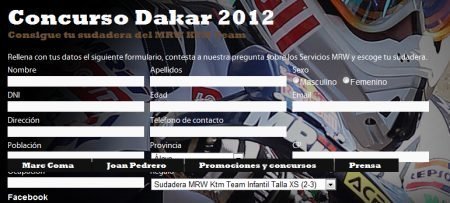 Regalos Gratis Dakar 2012