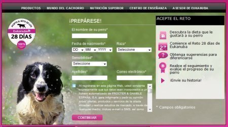 Muestras Eukanuba