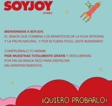 Muestras Gratis Barritas de Soja