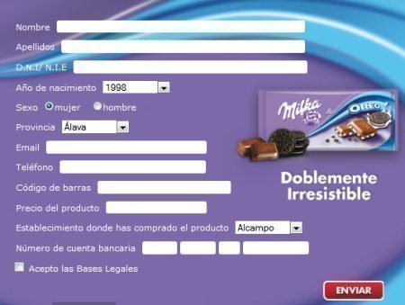 Muestras Gratis Milka Oreo
