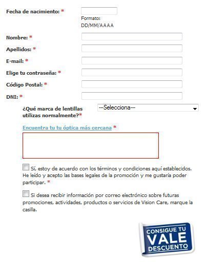 Muestras Gratuitas de Lentillas Acuvue