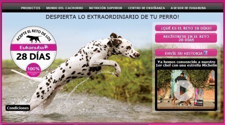Reembolso de Eukanuba