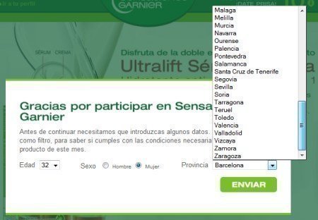 Sensaciones Garnier