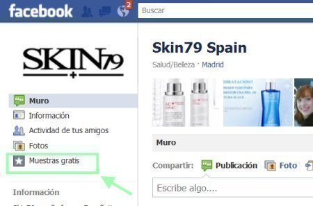 Muestras Gratis de Crema BB Cream Skin79