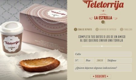 Muestras gratis Torrijas y cafe