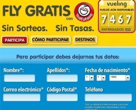 Promocion Fly Gratis Matutano