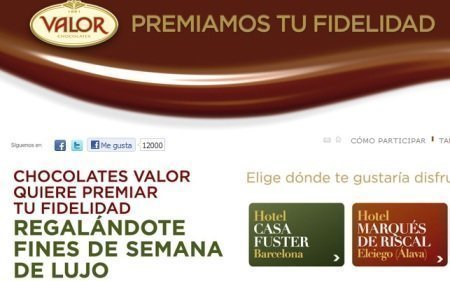 Sorteo de chocolates Valor