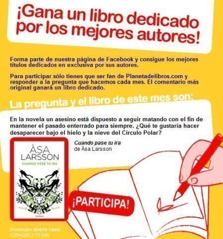 Sorteo Libros Asa Larson
