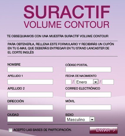 Muestra gratis crema antiarruga