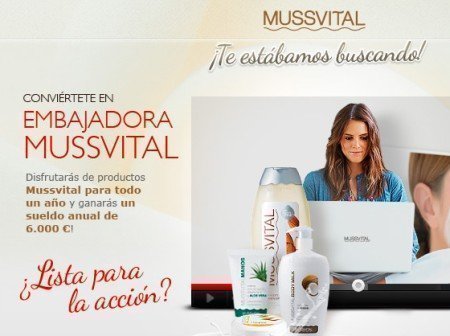 Promocion Embajadora Mussvital