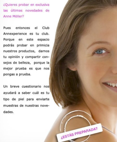 Muestra Gratis Crema Anne Moller