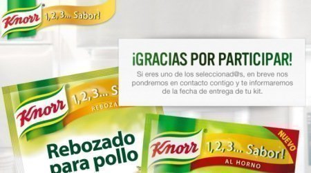 Muestras gratis Knorr