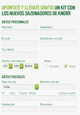Muestras Gratis Knorr