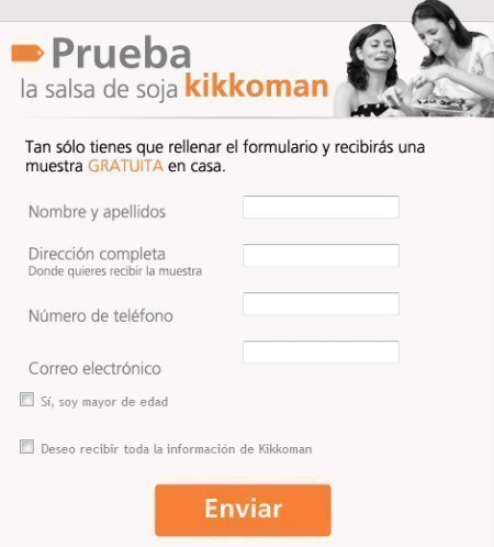 Muestras Gratis de Salsa de Soja Kikkoman