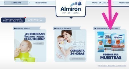 Muestras Gratis para bebes Almiron
