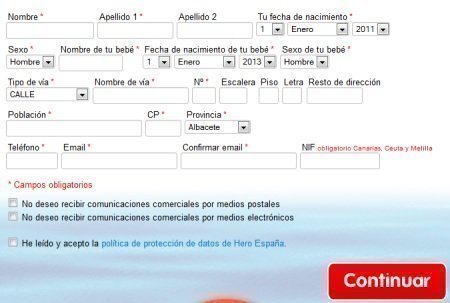 Muestras Gratuitas de Hero Baby