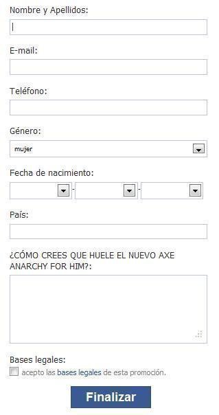 Muestras Gratis de Desodorante Axe