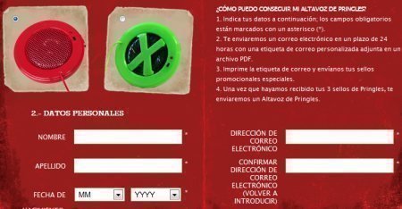 Regalos Gratis de Altavoces Pringles