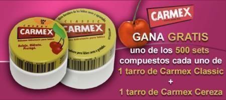 Sorteo de balsamos labiales Carmex
