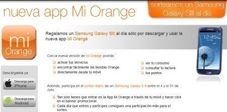 Sorteo de Samsung Galaxy Orange