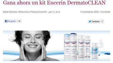 Sorteo Eucerin el blog de la piel