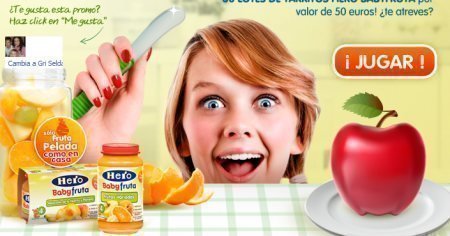 Promocion Pelafruta de Hero Baby