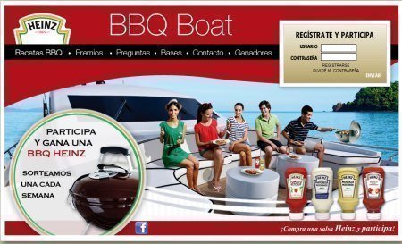 Sorteo de Heinz BBQ Boat