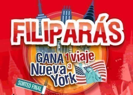 Promocion Filiparas Sorteo de viaje a Nueva York