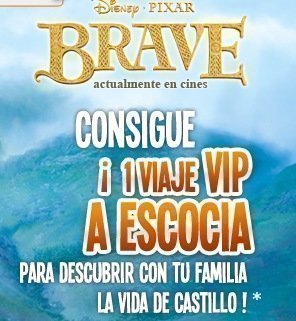 Sorteo de viaje a Escocia de Brave