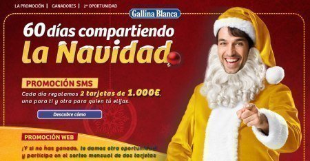 Promocion de Navidad de Gallina Blanca