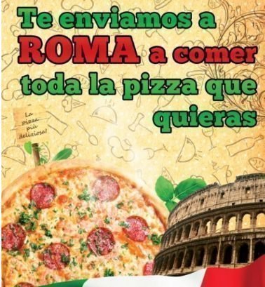 Promocion Sorteo de Viaje a Roma