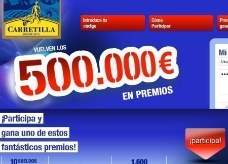Sorteo de 500.000 de carretilla
