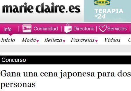 Sorteo de Cena Japonesa Sushi