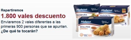 Vales Descuento Maheso