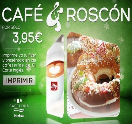 Cupones Descuento Cafe con Roscon