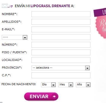 Muestras gratis Lipograsil