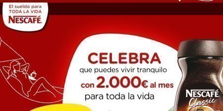 Sorteo Sueldo Nescafe