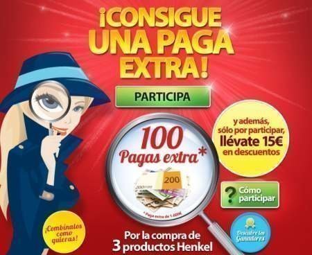 Sorteo Pagas Extra Henkel
